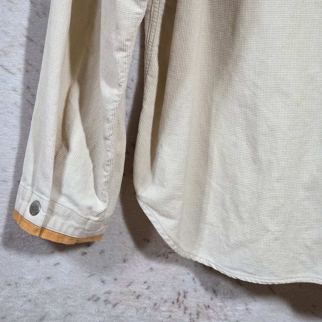 일본 빈티지 오렌지 샌드 와플 집업 상품이미지7