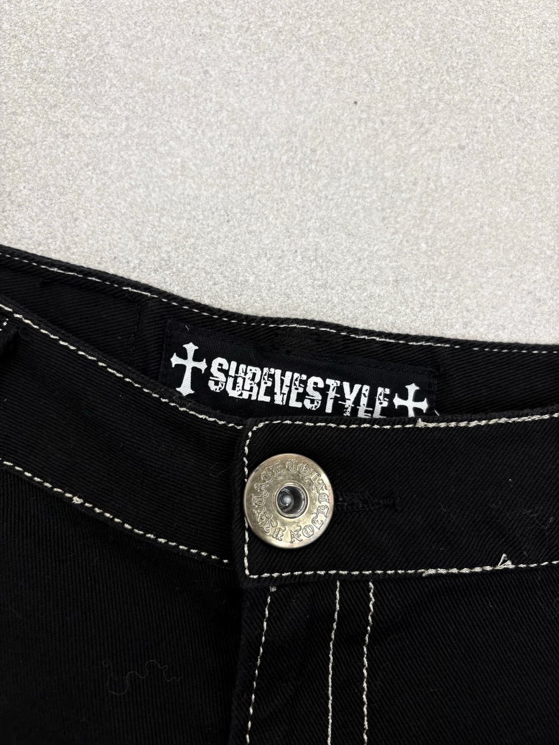 블랙 버클 숏 팬츠 상품이미지3