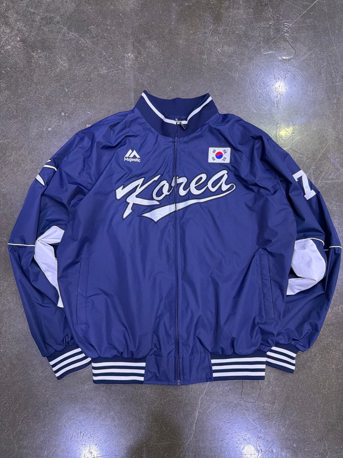 마제스틱 대한민국 야구 국가대표 WBC 봄버 윈드 점퍼 115 상품이미지1