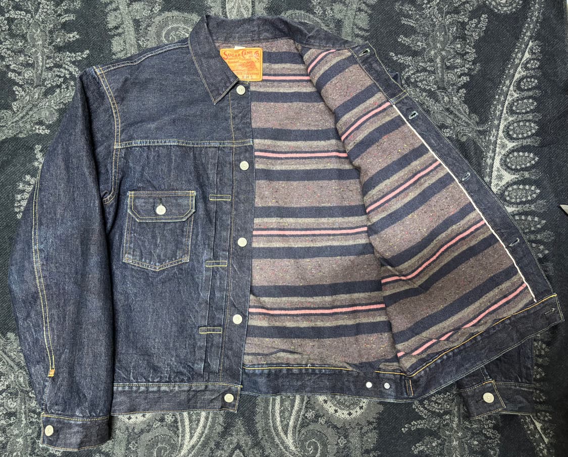 슈가케인 타입 2 블랭킷 라이너 데님 자켓 상품이미지2