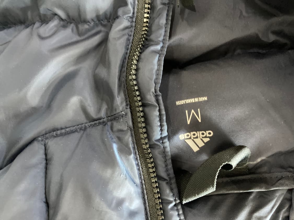 아디다스 네이비 삼선 패딩 상품이미지4