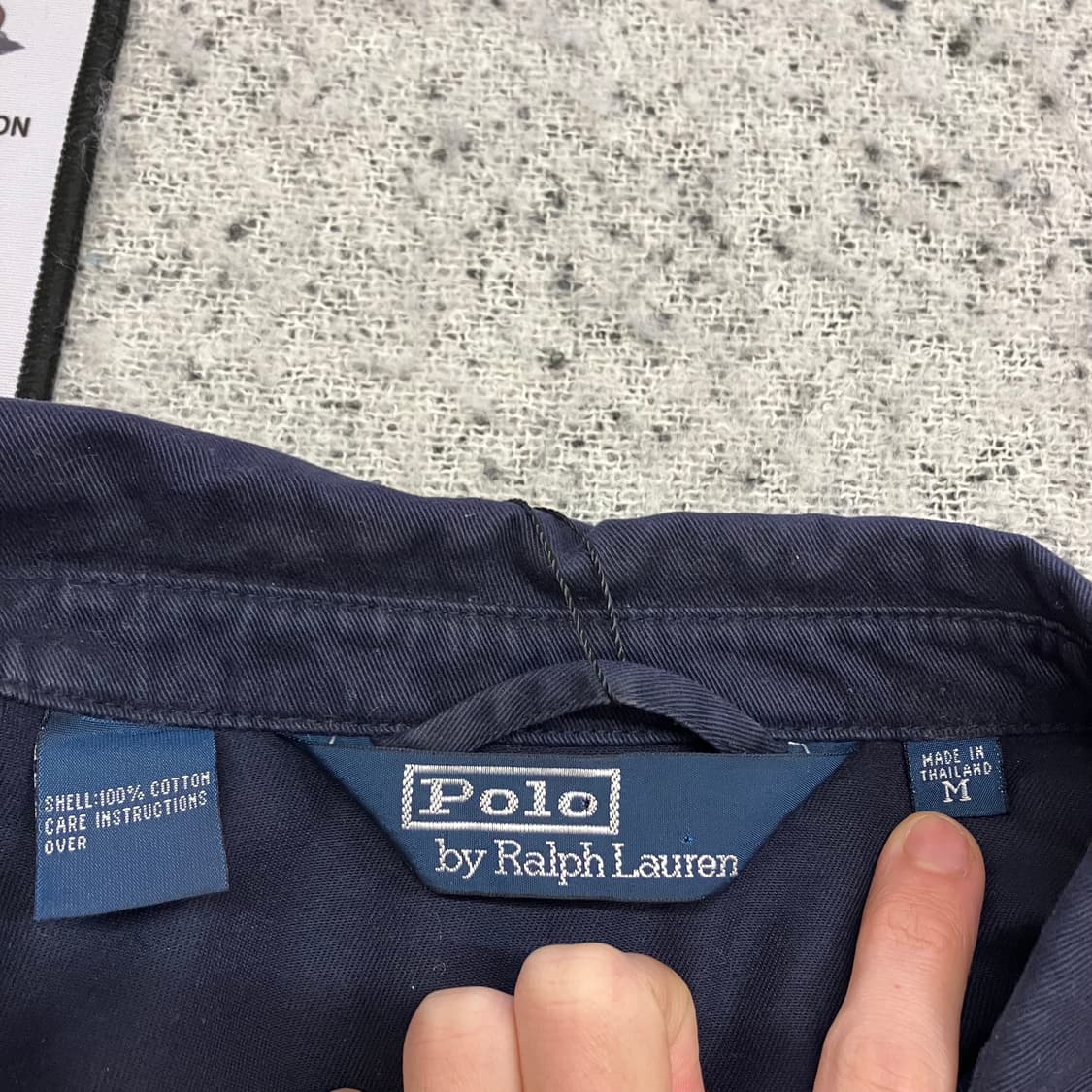 N132 폴로 스윙탑 블루종 자켓 네이비 상품이미지3