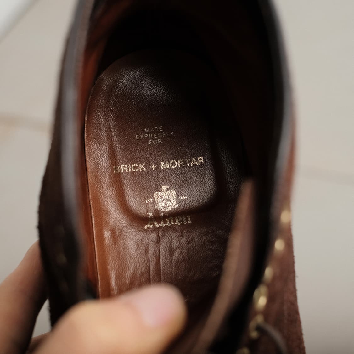 알든 D9918 8D 리버스 토바코 샤무아 NST 탱커부츠 상품이미지9