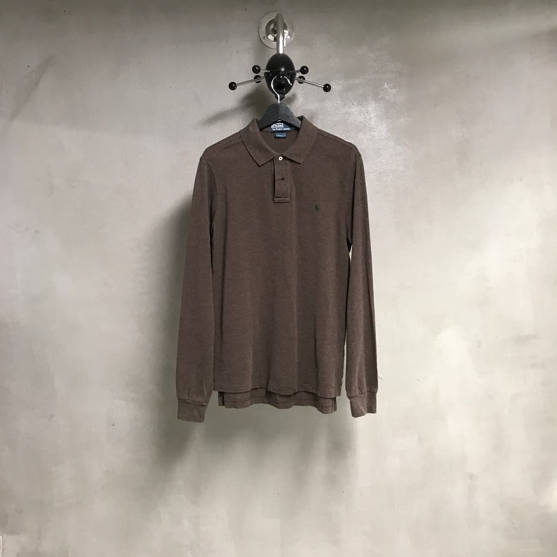 폴로 랄프로렌 PK 긴팔 카라티 브라운 L 상품이미지1