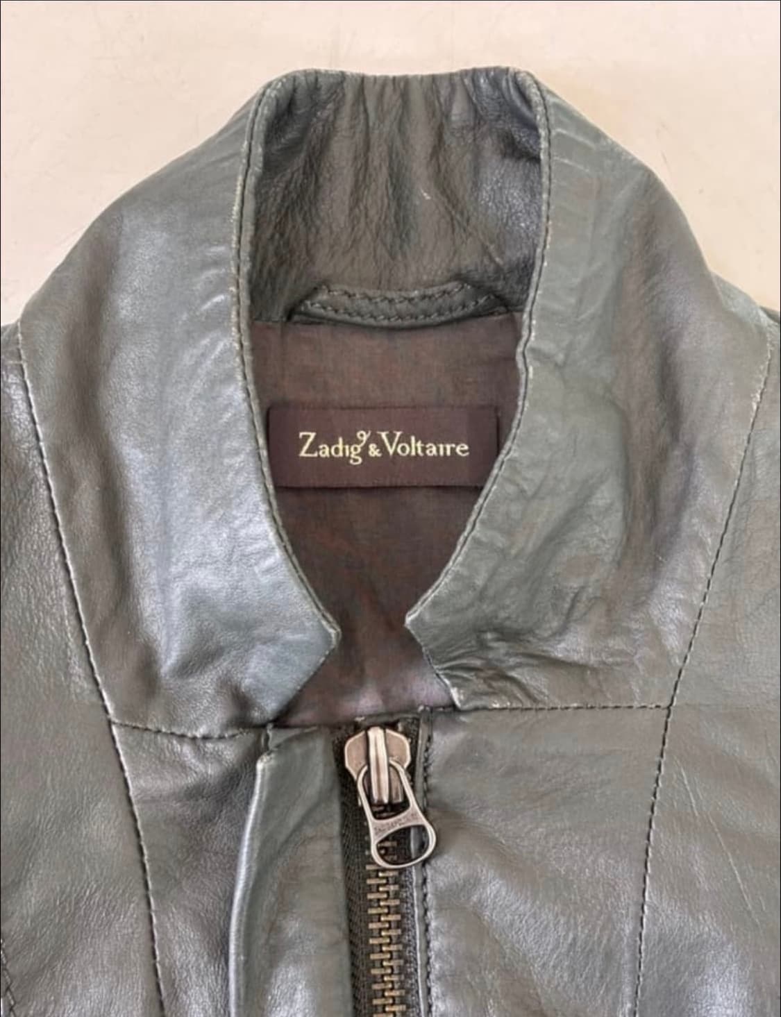 Vintage Zadig&Voltaire 레더자켓 상품이미지2