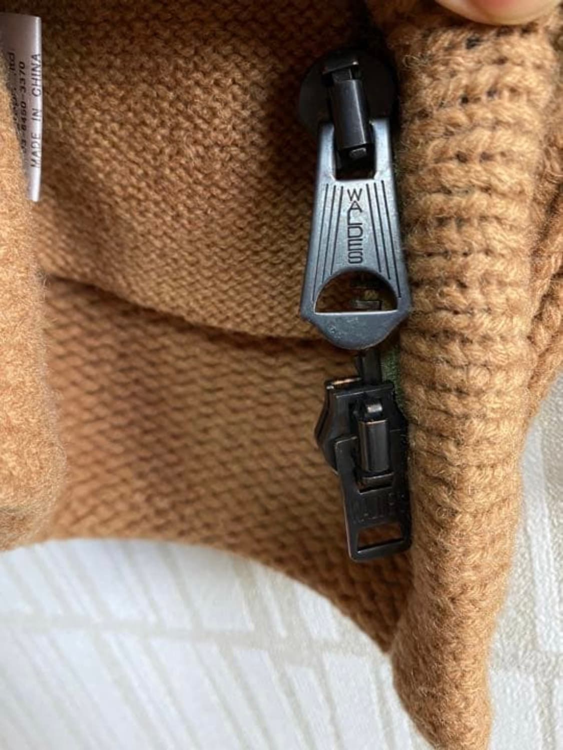 사스콰치패브릭스 11aw 울 니트 집업 상품이미지6