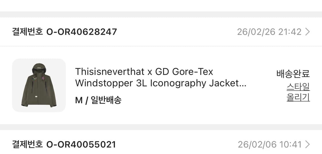 디스이즈네버댓 고어텍스 3l  상품이미지3