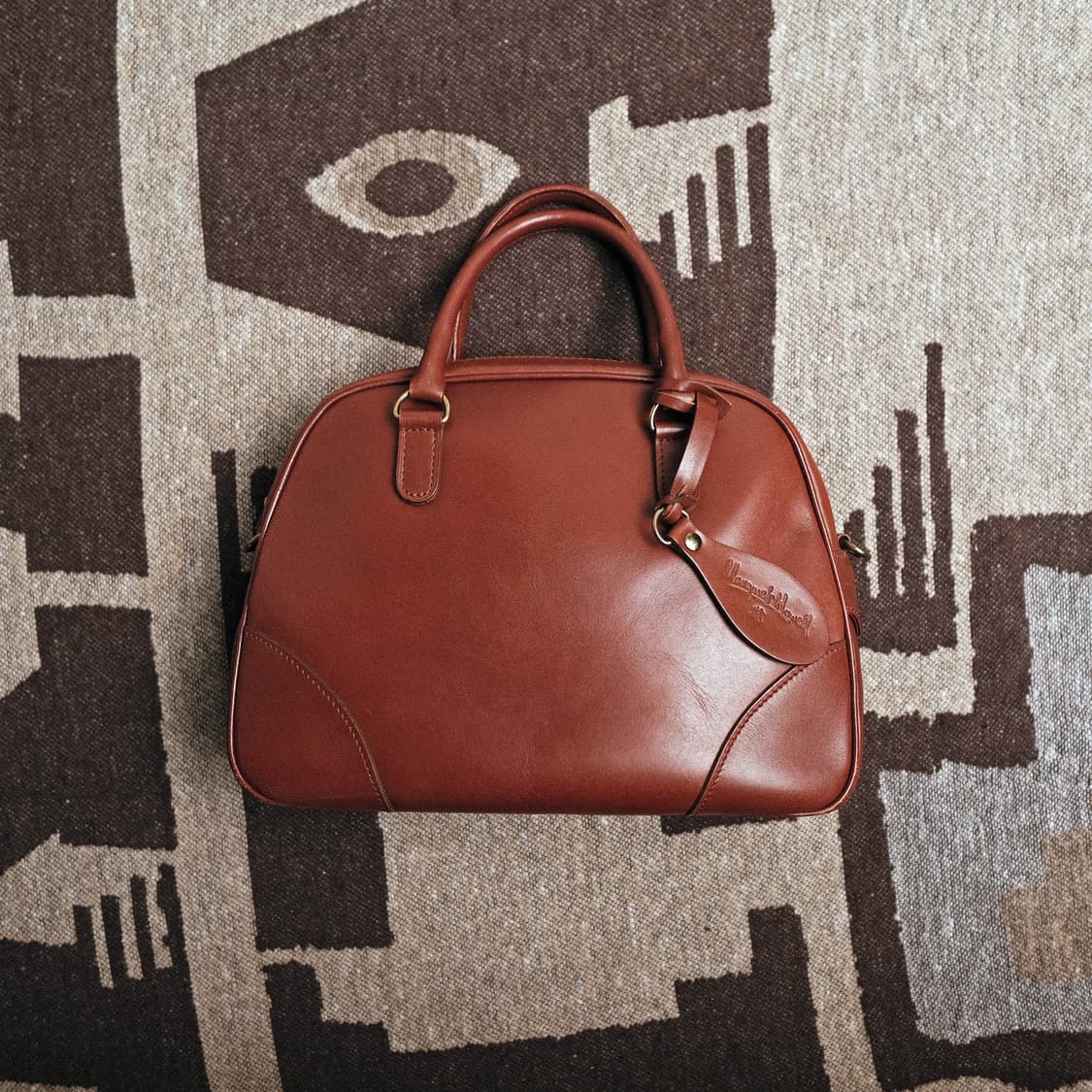 마가렛 호웰 올드라벨 레더 핸드백 상품이미지1