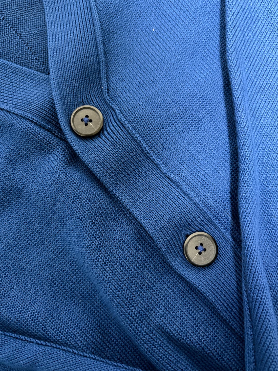 에비너 크롭가디건 블루 2사이즈 상품이미지3