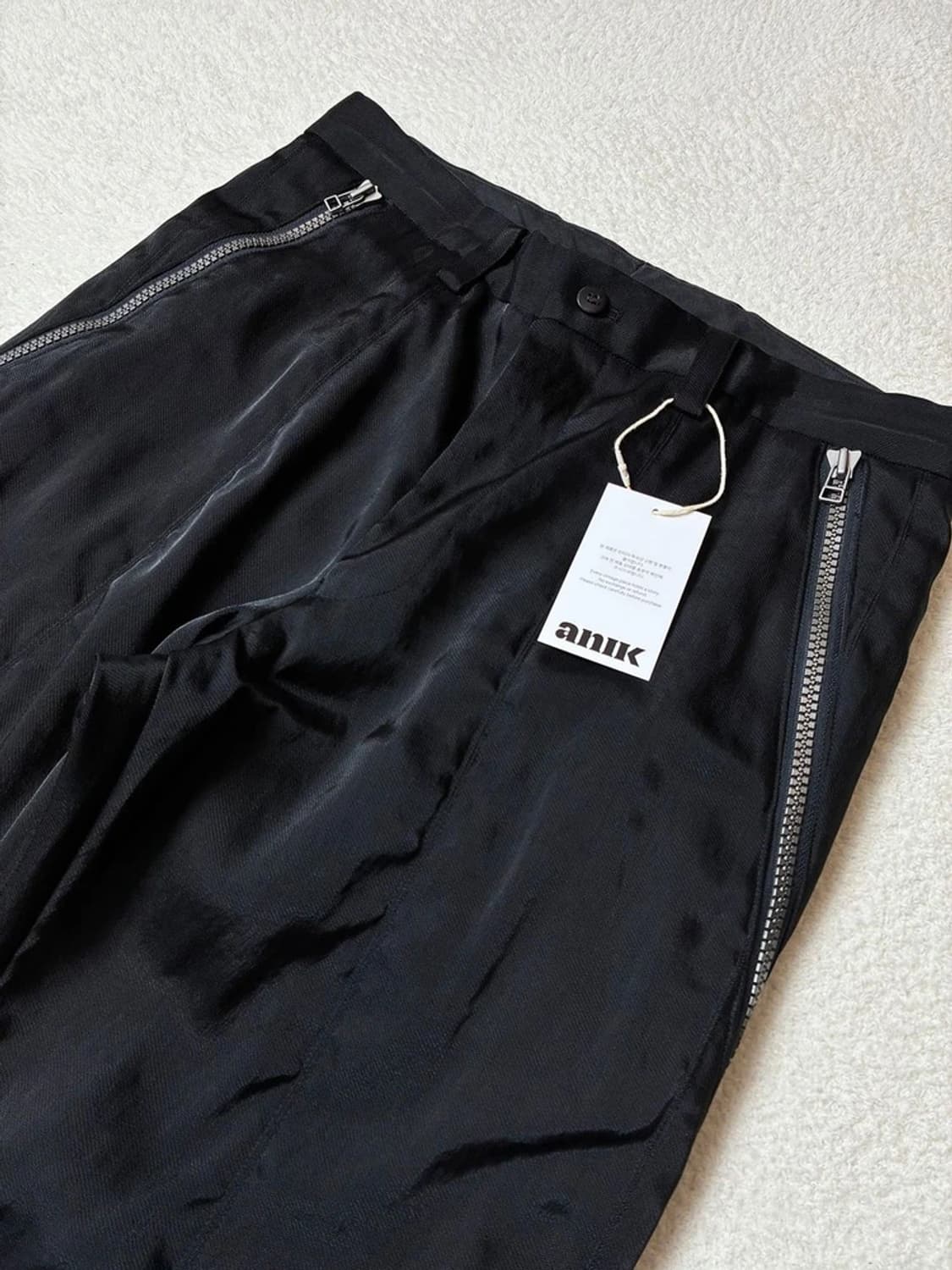 이세이미야케 옴므 00's 폴리쉘 해체주의 스트레이트 팬츠 PN6373 상품이미지2