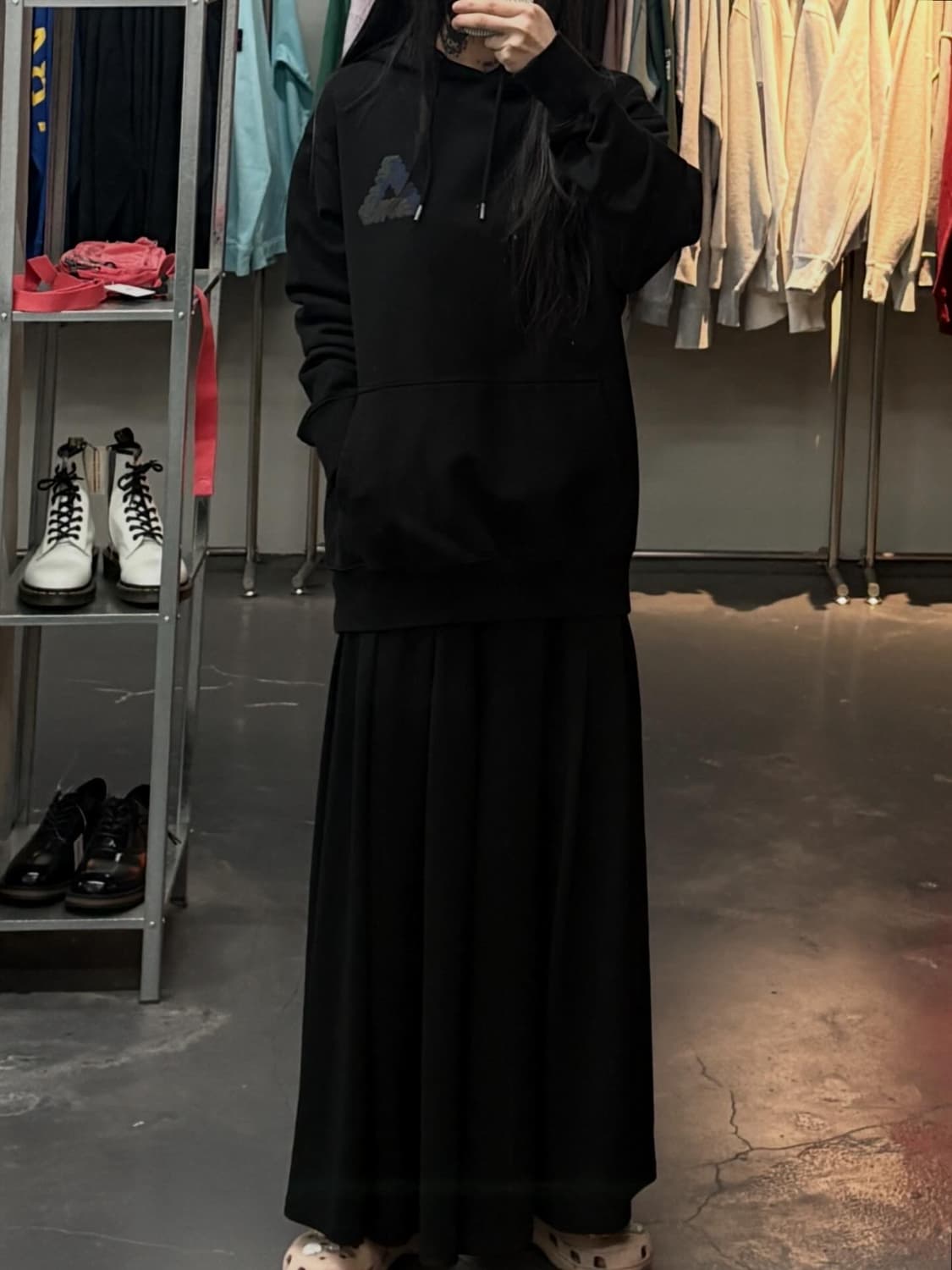 팔라스 P-3D 후디 블랙 A3830 상품이미지2