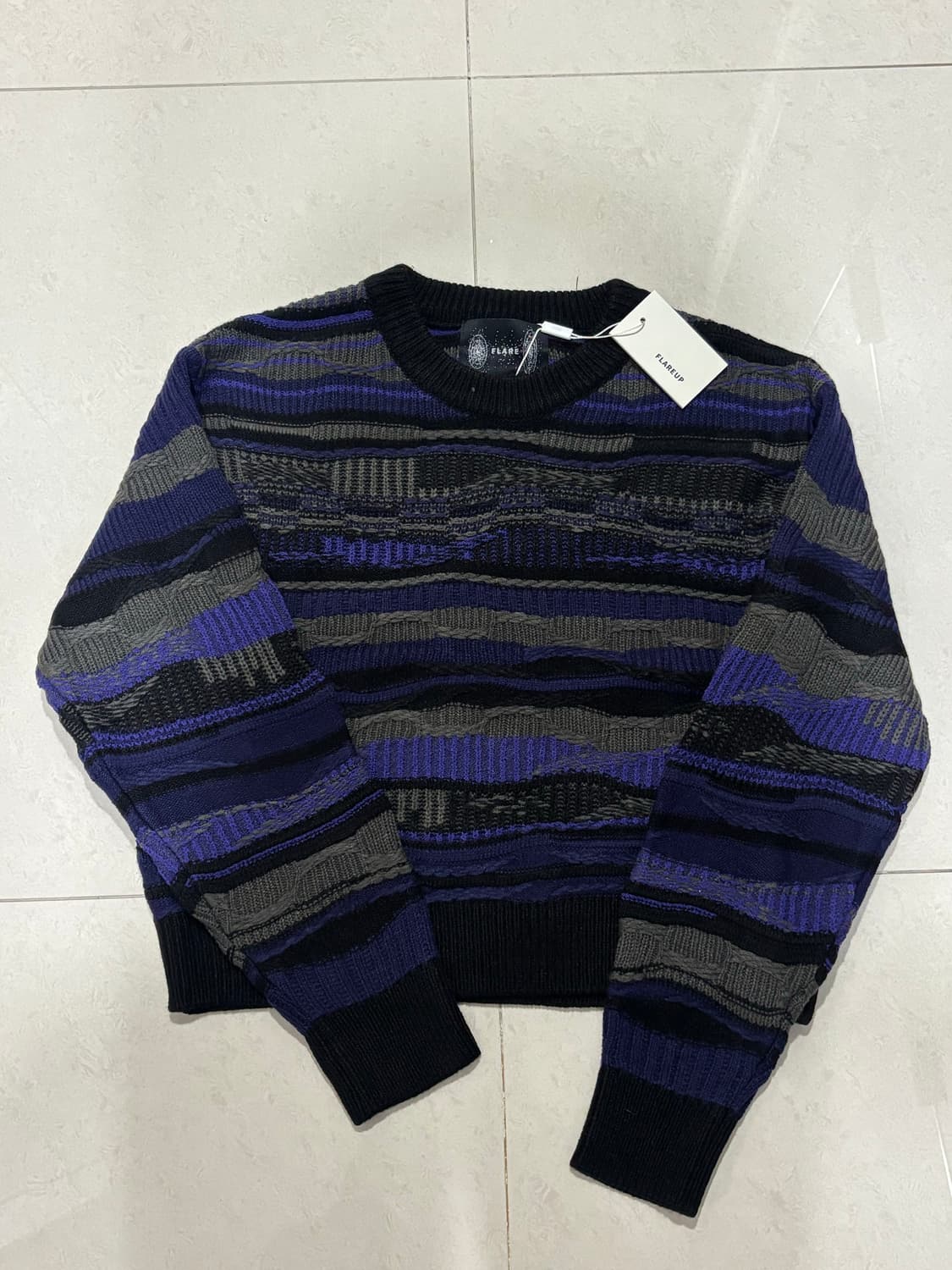 *새상품* 플레어업 믹스 니트/ 구매가 38,000 상품이미지1