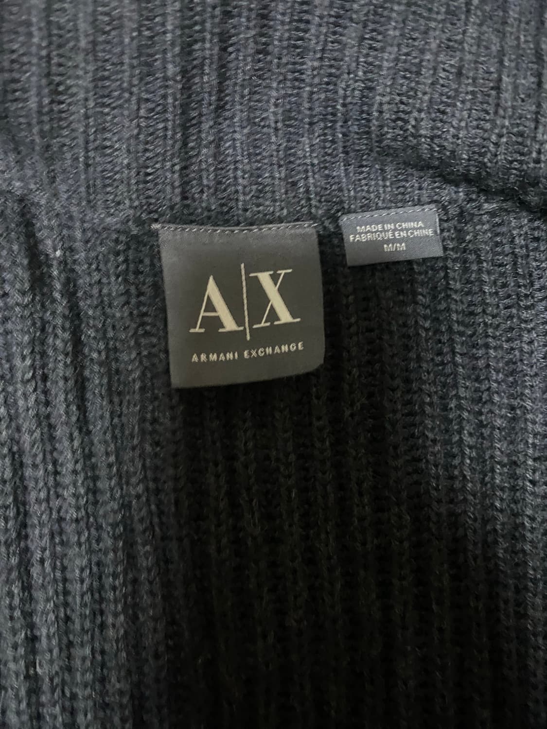 알마니 스웨이드 니트집업 상품이미지5