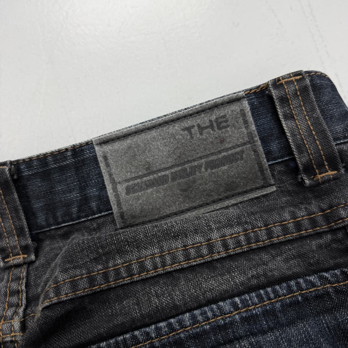 FUBU 후부 워싱 흑청 힙합 올드스쿨 와이드 데님팬츠 상품이미지7