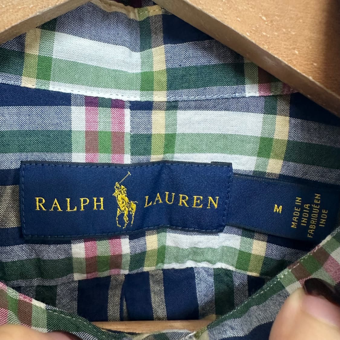   랄프로렌 남자 체크 면 반팔셔츠 M  COE 상품이미지8