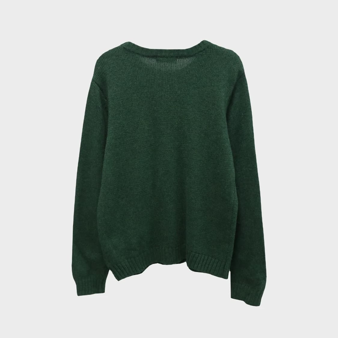 사만사모스2 그린 눈꽃 패턴 울혼방 가디건 61152 상품이미지2