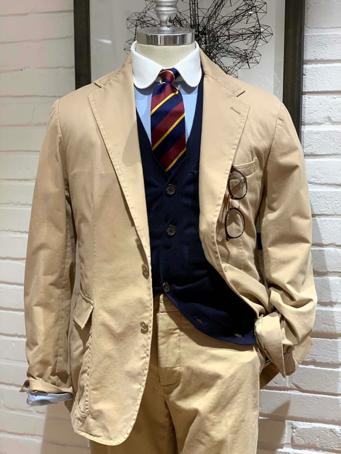 폴로 랄프로렌 탄베이지 치노 스포츠코트 자켓 상품이미지4