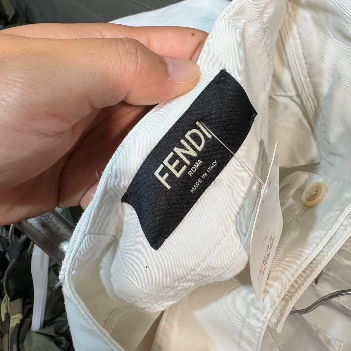 [48] FENDI 펜디 화이트 카고 팬츠 상품이미지7