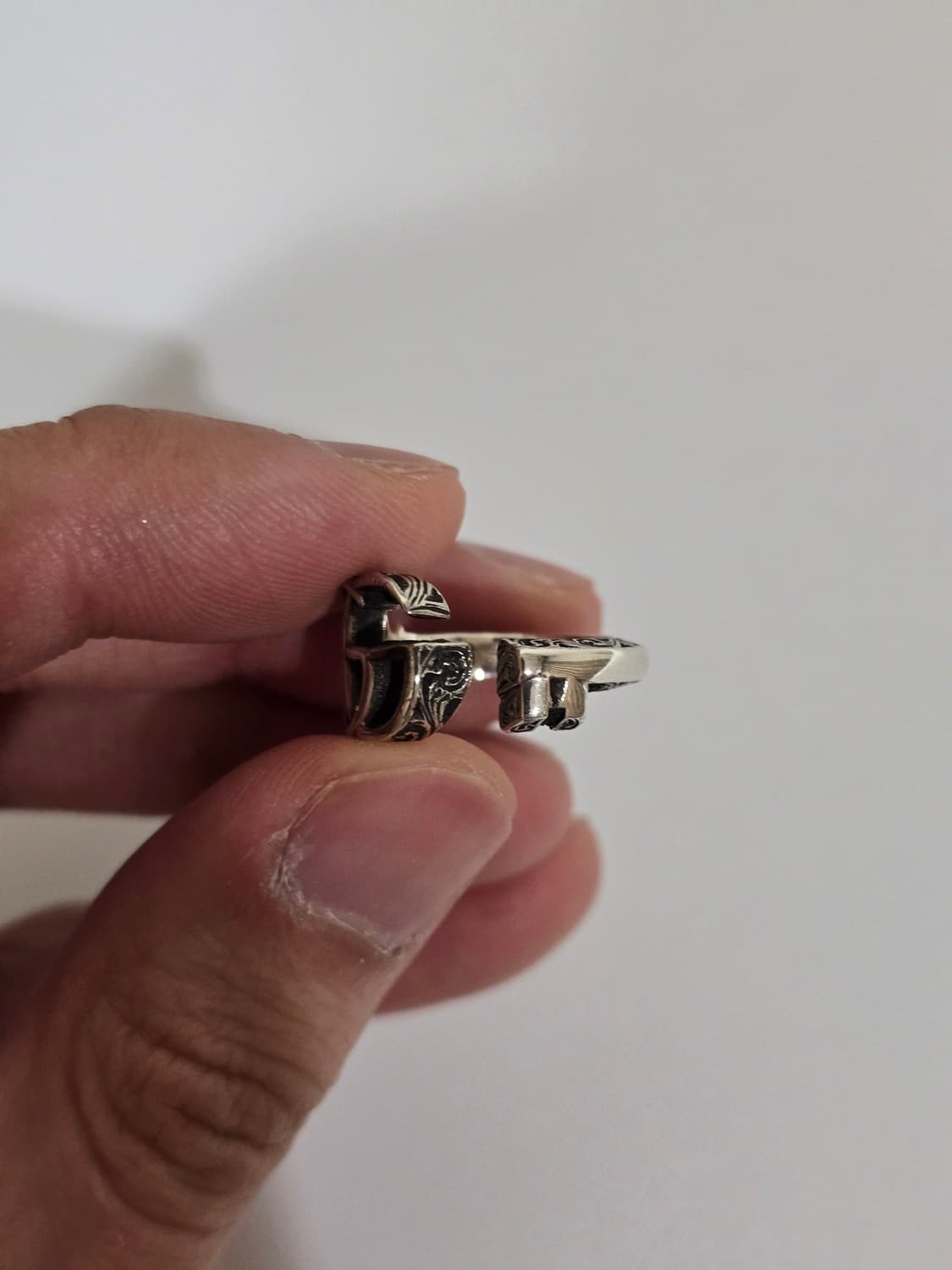 구찌 GG 마몽 키 모티브 링 8호 상품이미지4