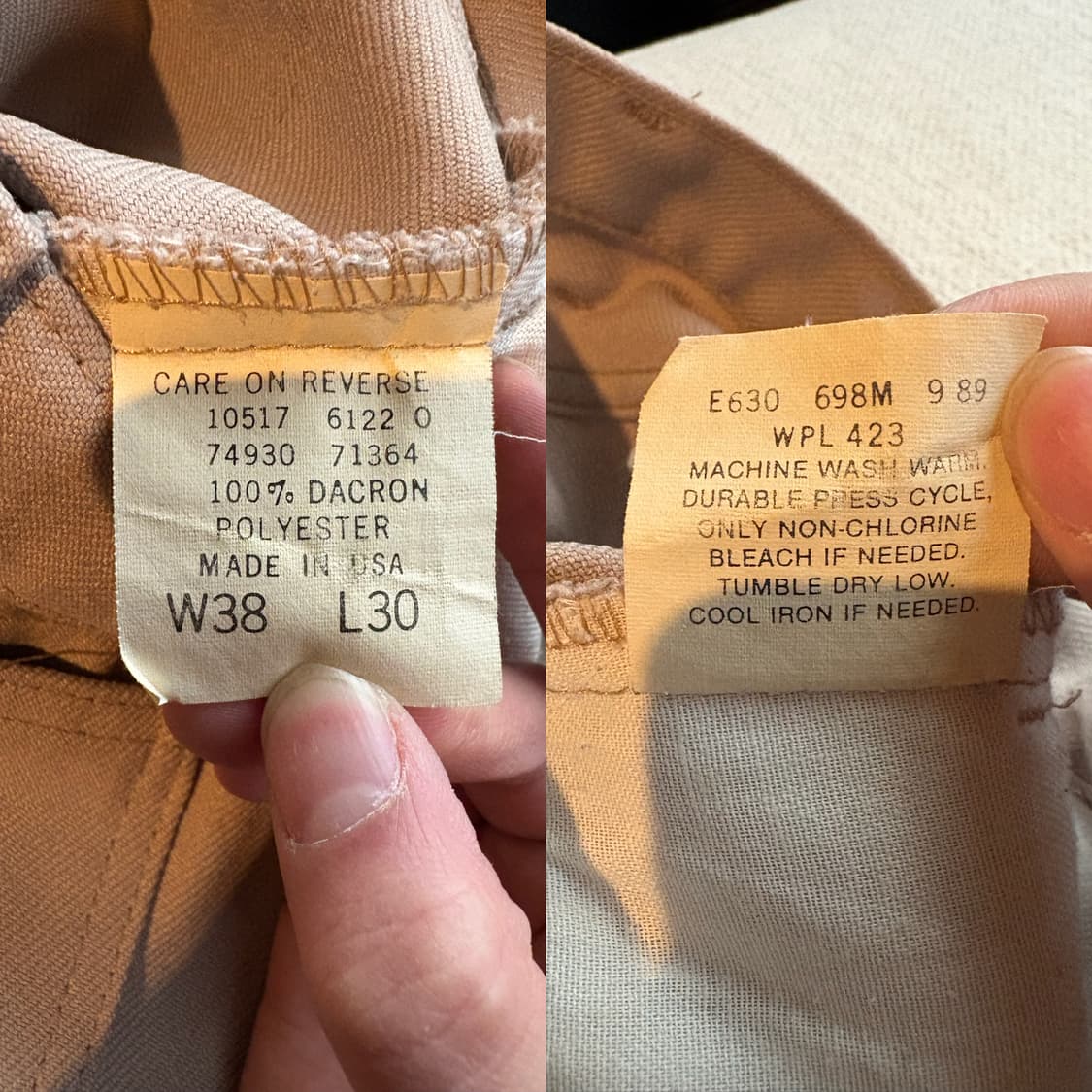 80s USA 리바이스 Levi’s 부츠컷 트라우저 상품이미지10