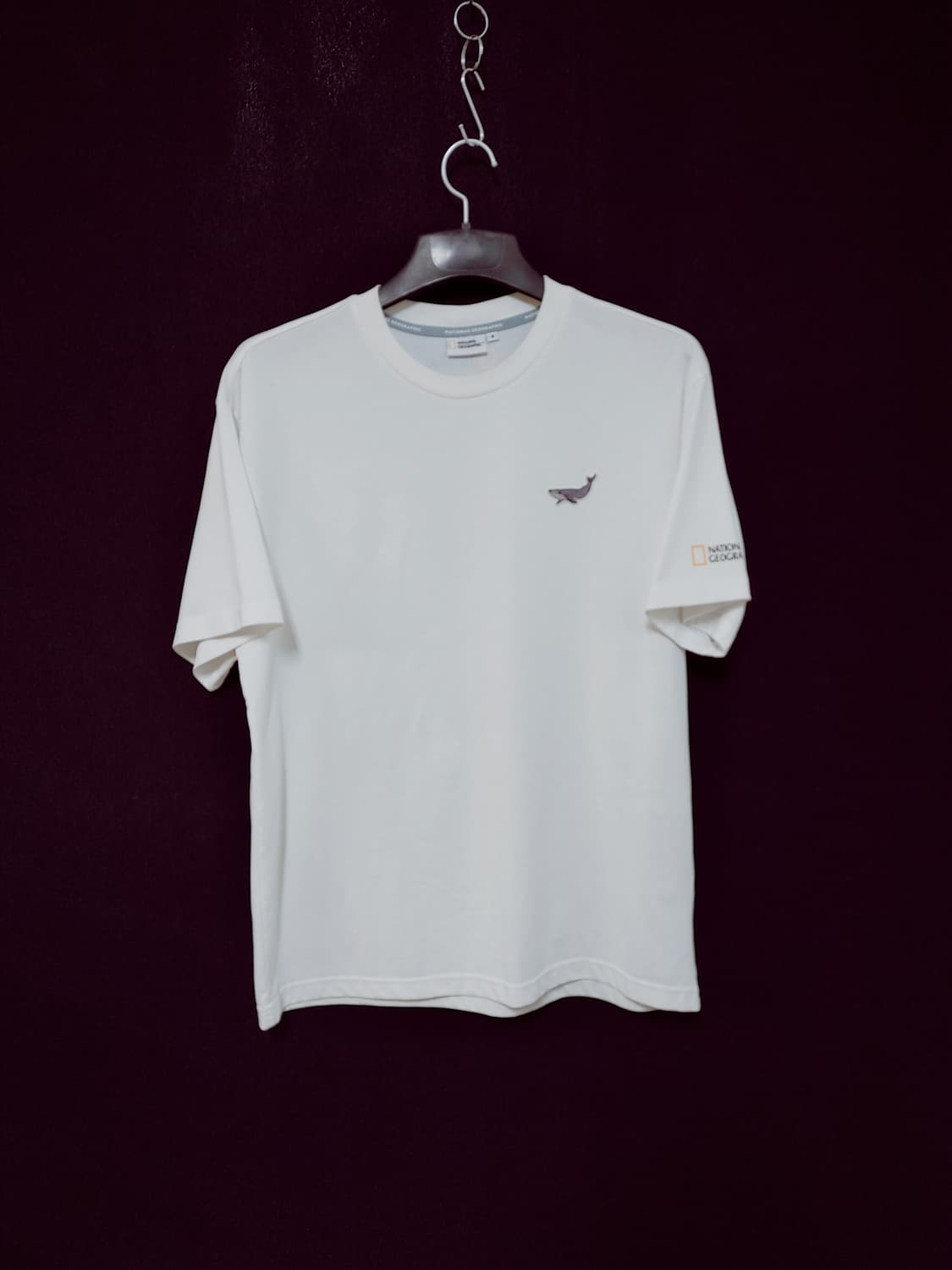 NATIONAL GEOGRAPHIC 내셔널 지오그래픽 고래자수패치 반팔티 상품이미지1