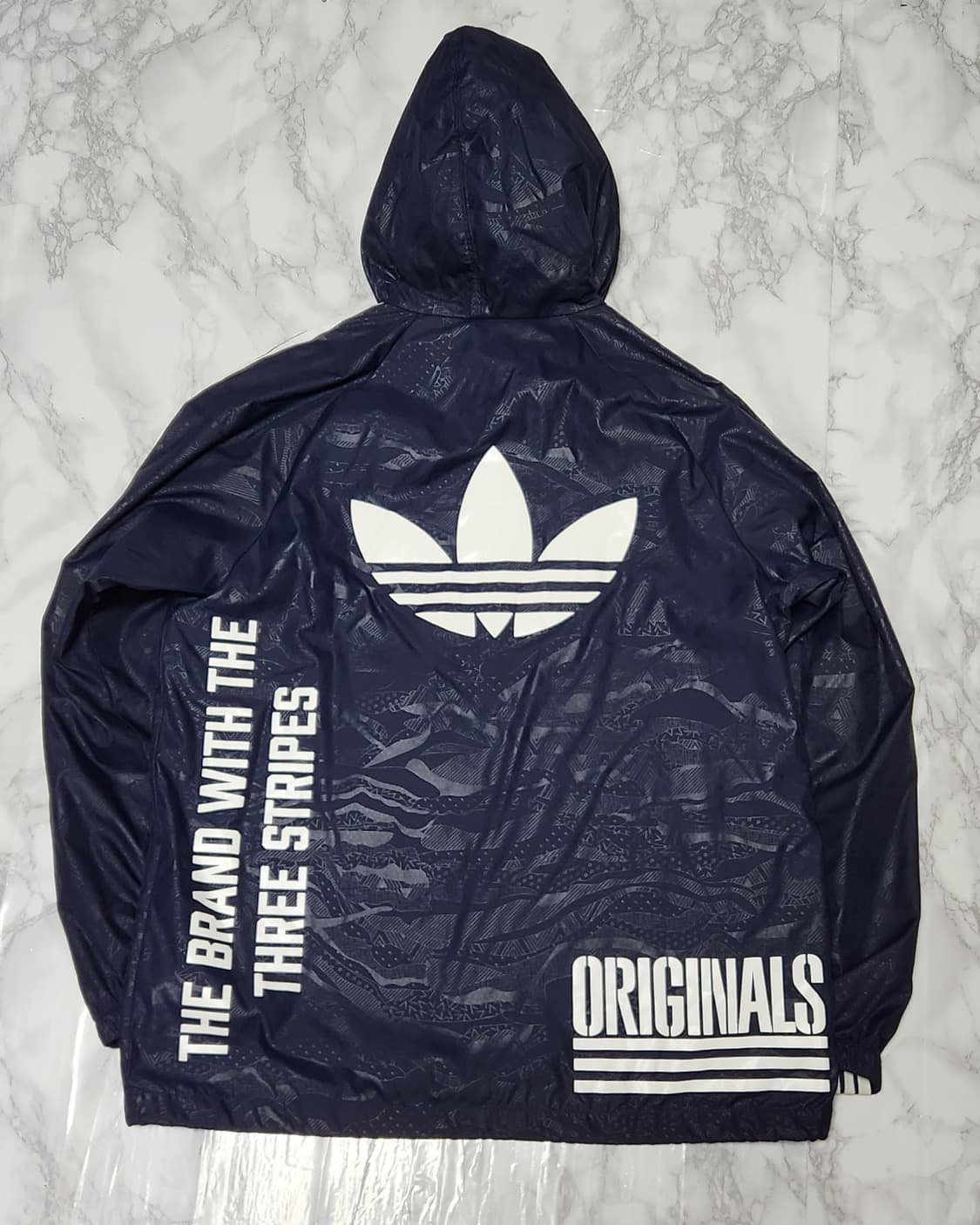 아디다스 삼선 빅로고 트레이닝 바람막이 후드 자켓
 상품이미지2