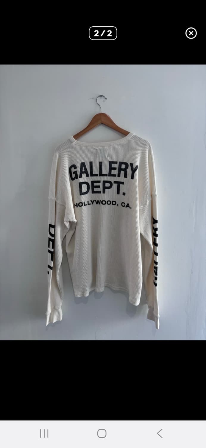 갤러리 디파트먼트 와플 써멀 롱슬리브L-XL 상품이미지1
