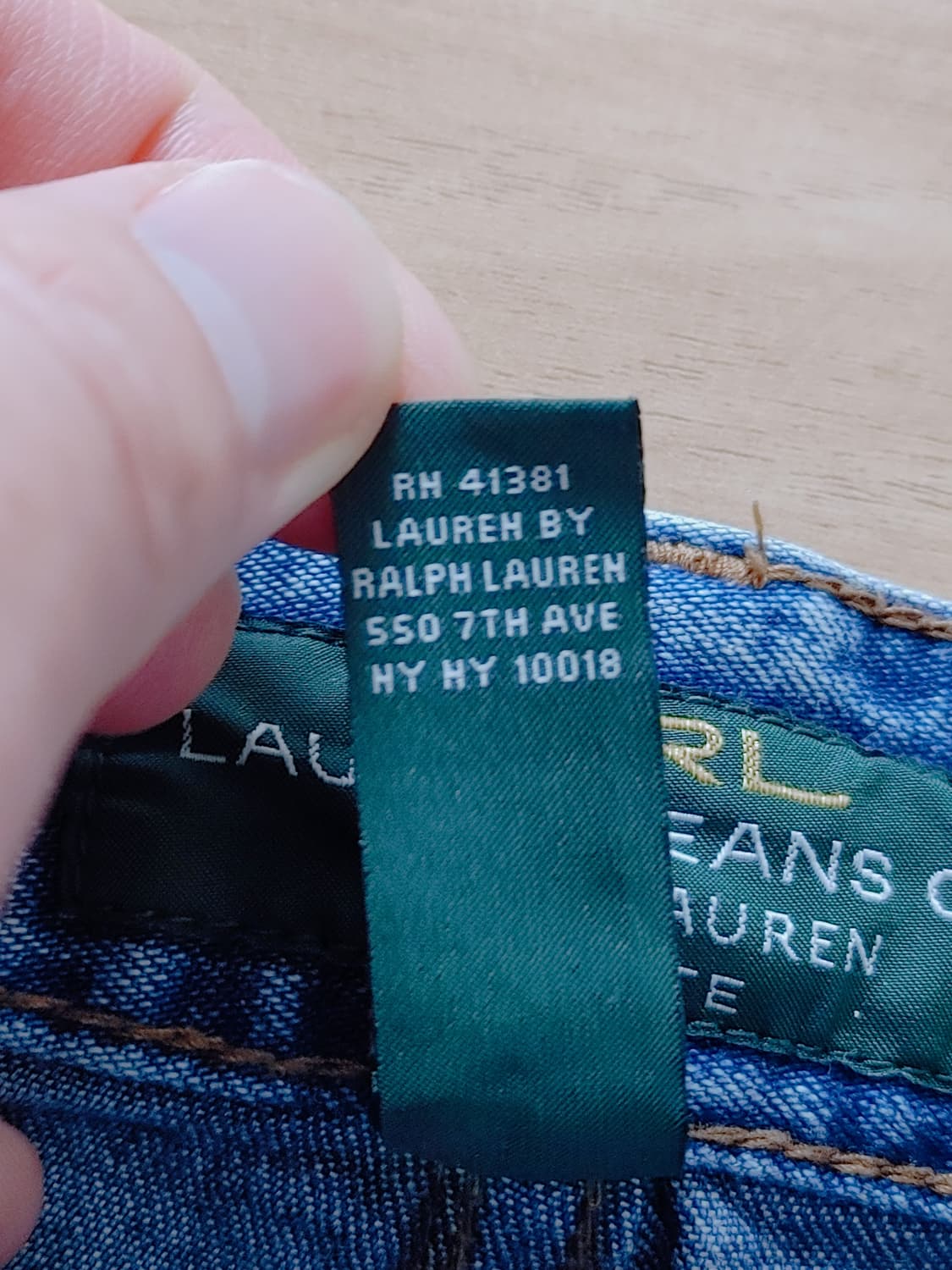 RALPH LAUREN 랄프로렌 그린라벨 여성 7-8부 중청 스판 데님 상품이미지6