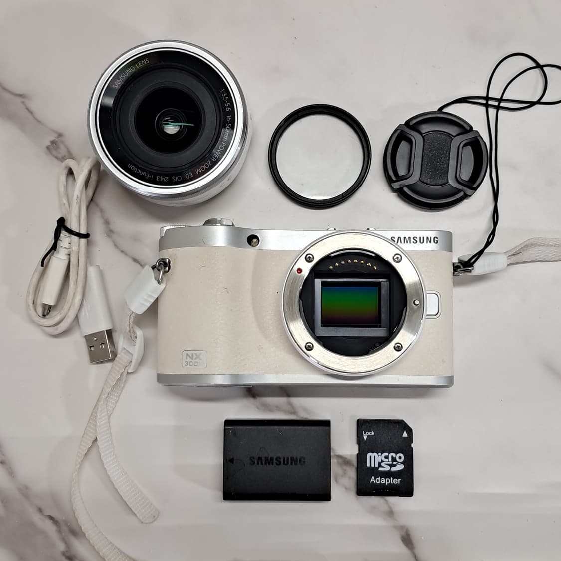 셀카가능) 삼성 미러리스 NX300M 화이트! 디지털 카메라 상품이미지8