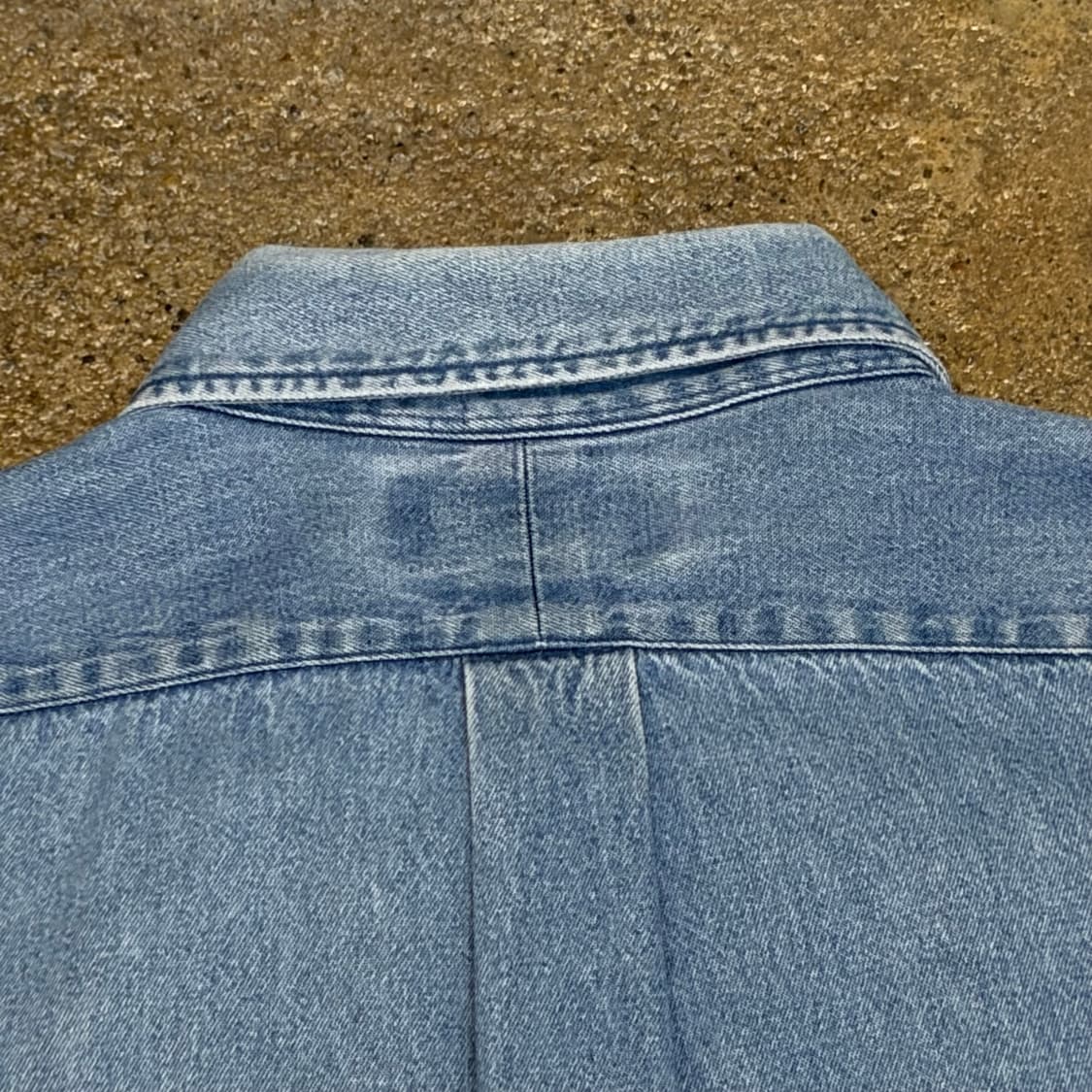 90s 미국 빈티지 폴로랄프로렌 청남방 청셔츠 데님셔츠 상품이미지9