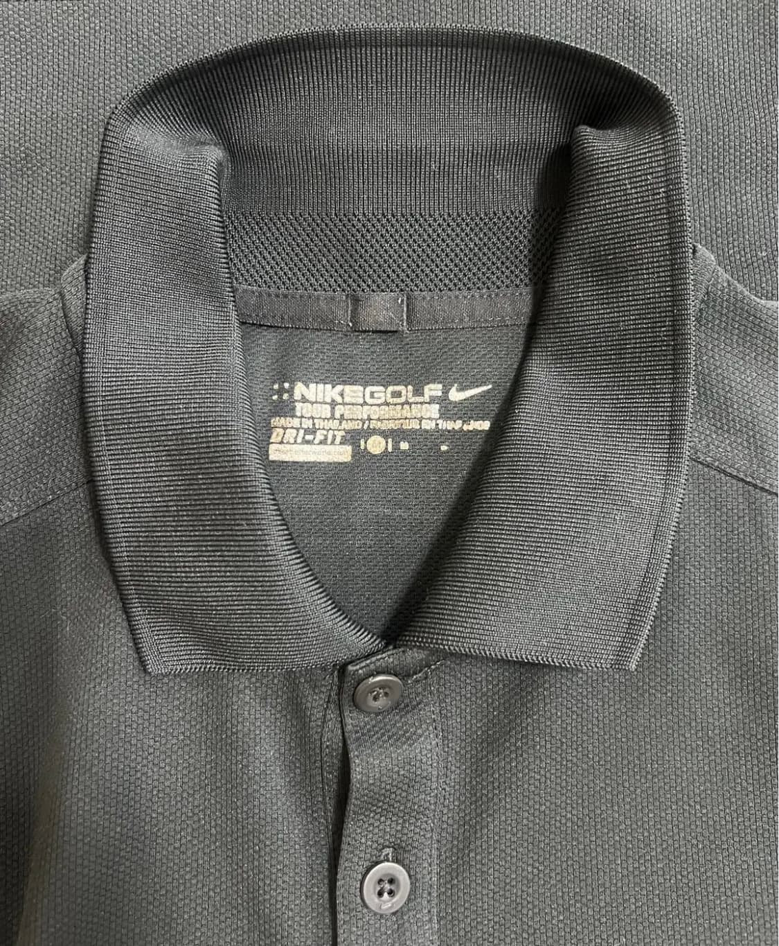 나이키골프 남성 블랙 카라반팔티셔츠 95 상품이미지5