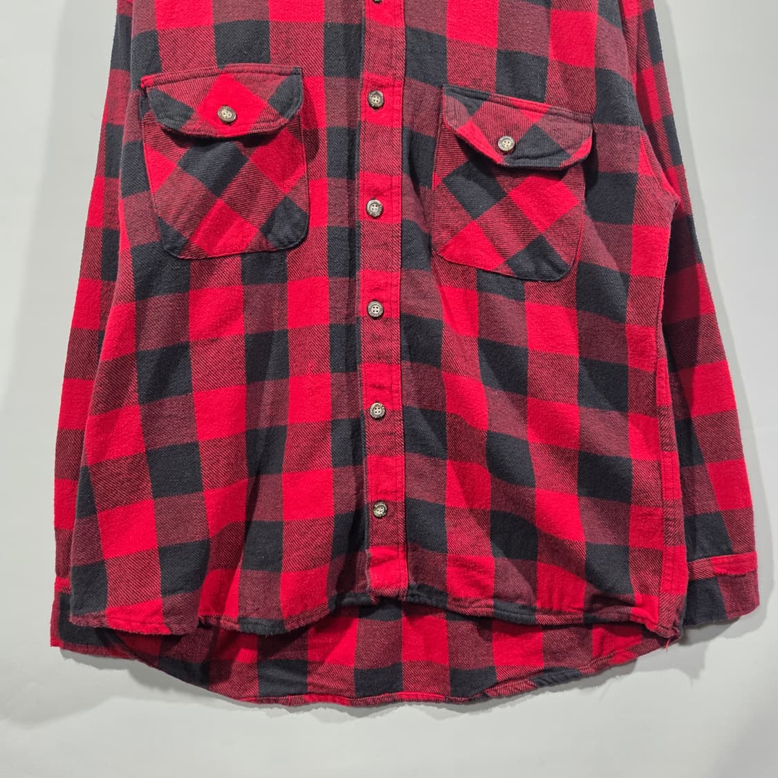 [Stillwater] 스틸워터 레드 블랙 체크 투포켓 플란넬 셔츠 상품이미지4