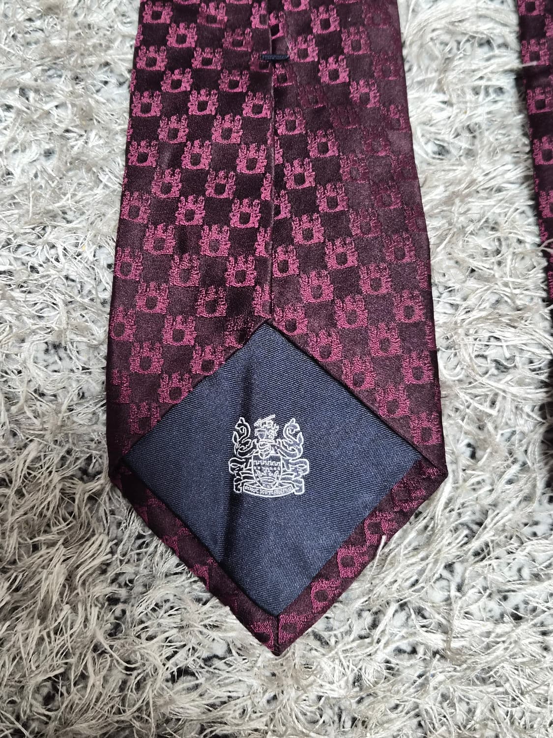 아쿠아스큐텀Aquascutum 패턴 넥타이 Free - N23 상품이미지5