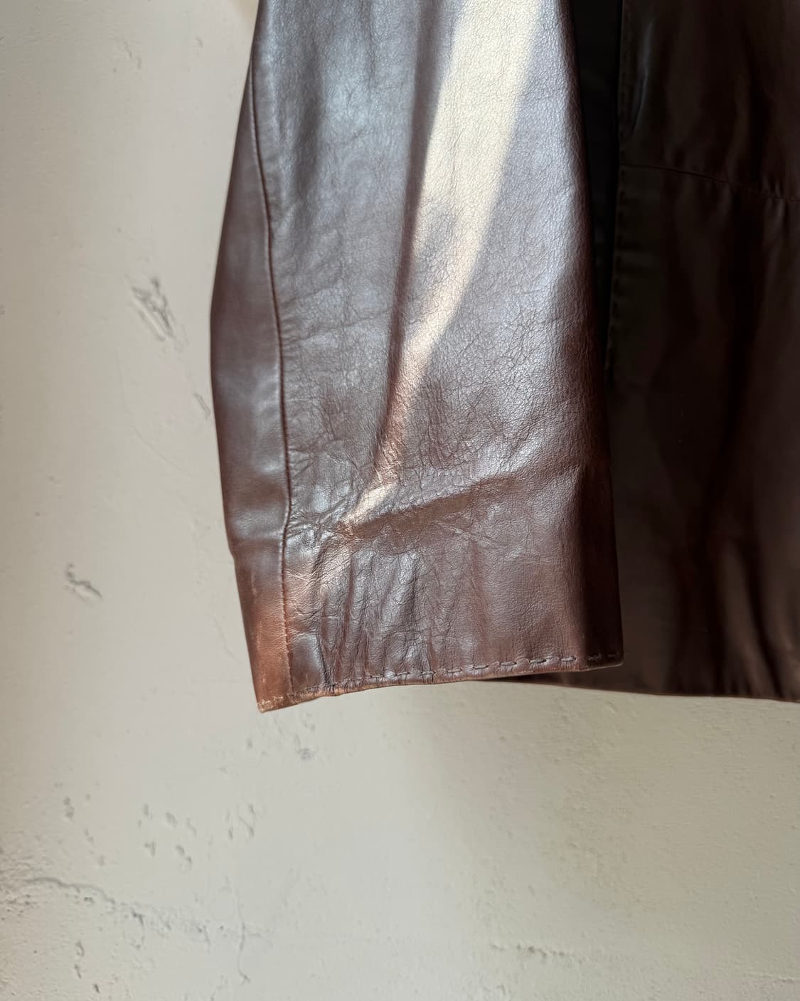 HUGO BOSS brown calfskin leather jacket 상품이미지6