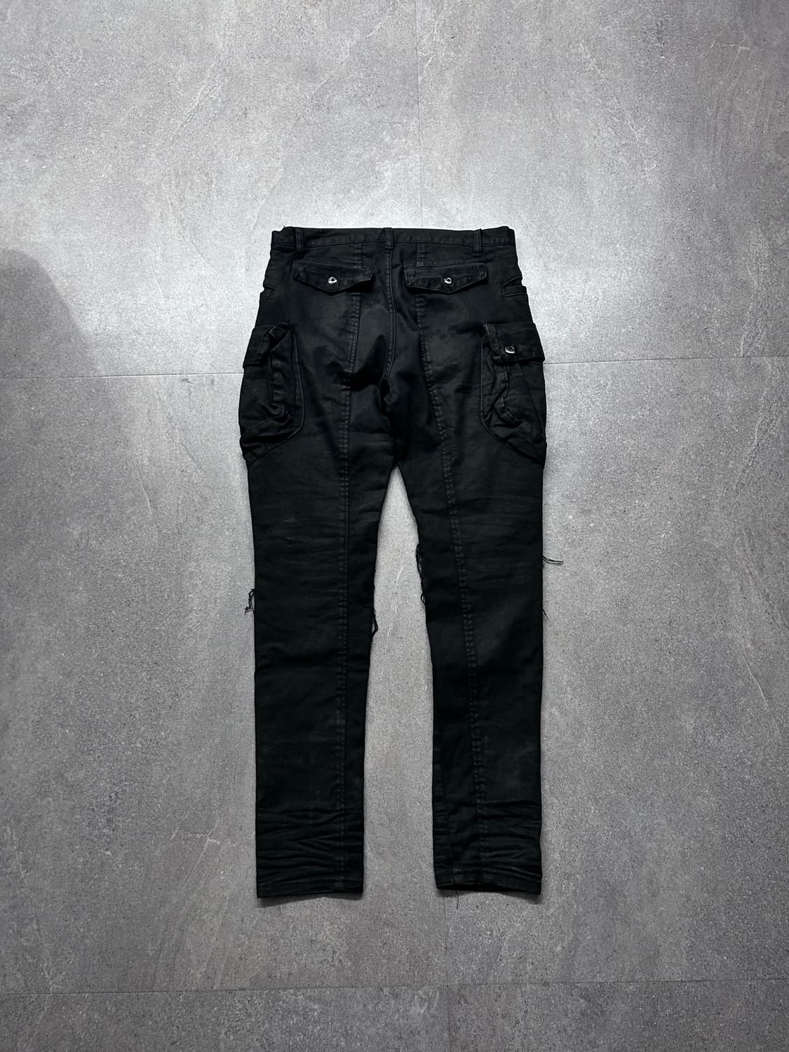 Glamour 왁스 코팅 디스트레스드 팬츠 상품이미지4