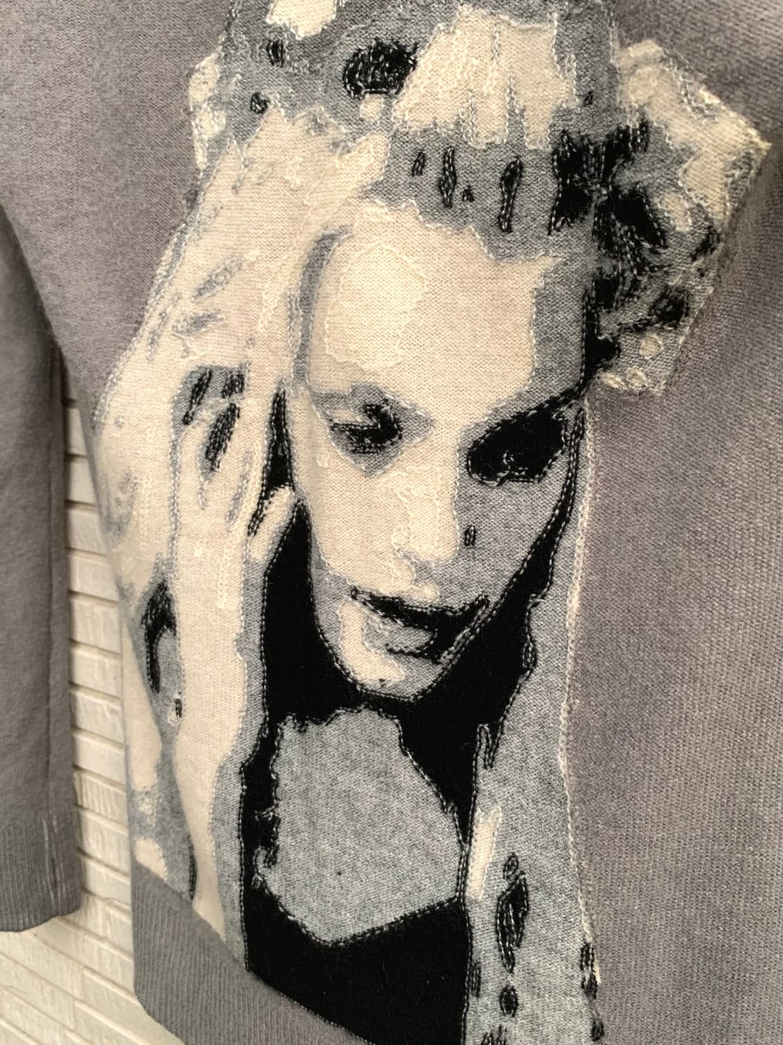 알렉산더 왕 자수 니트 (grey) 상품이미지7