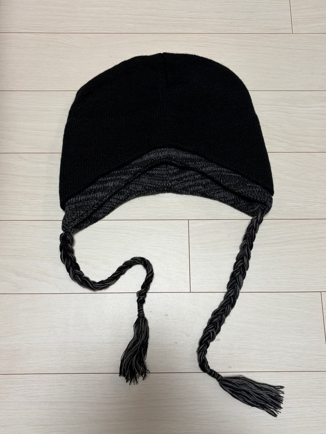 코이세이오 더블 트루퍼 비니 블랙 상품이미지2