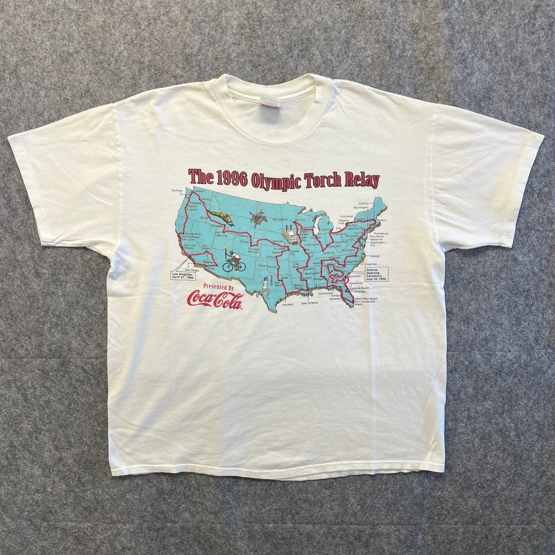 90s Vintage 1996 Olympic Torch Relay 상품이미지1