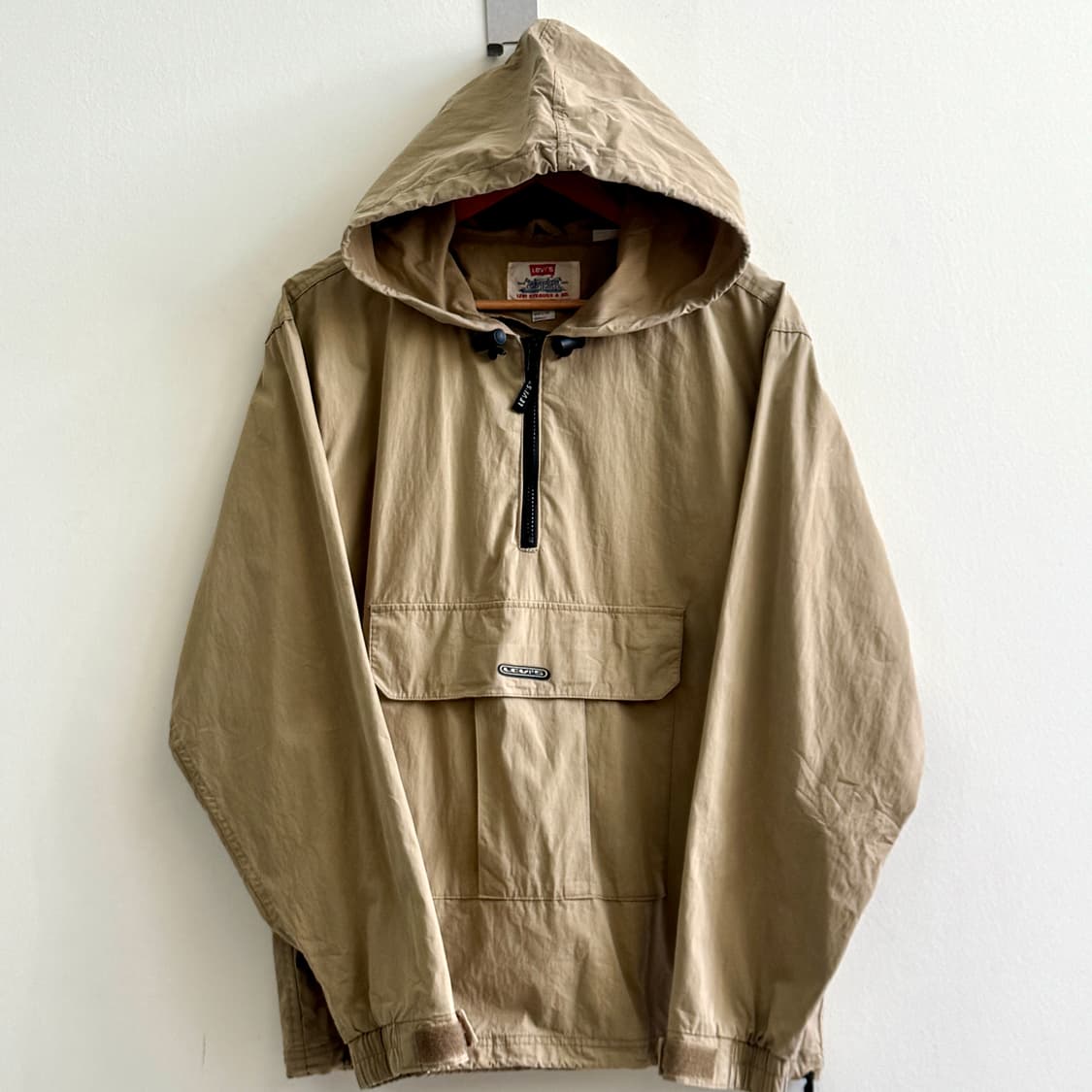 빈티지 90s 리바이스 캥거루 나일론 앤 코튼 아노락 L no 상품이미지1