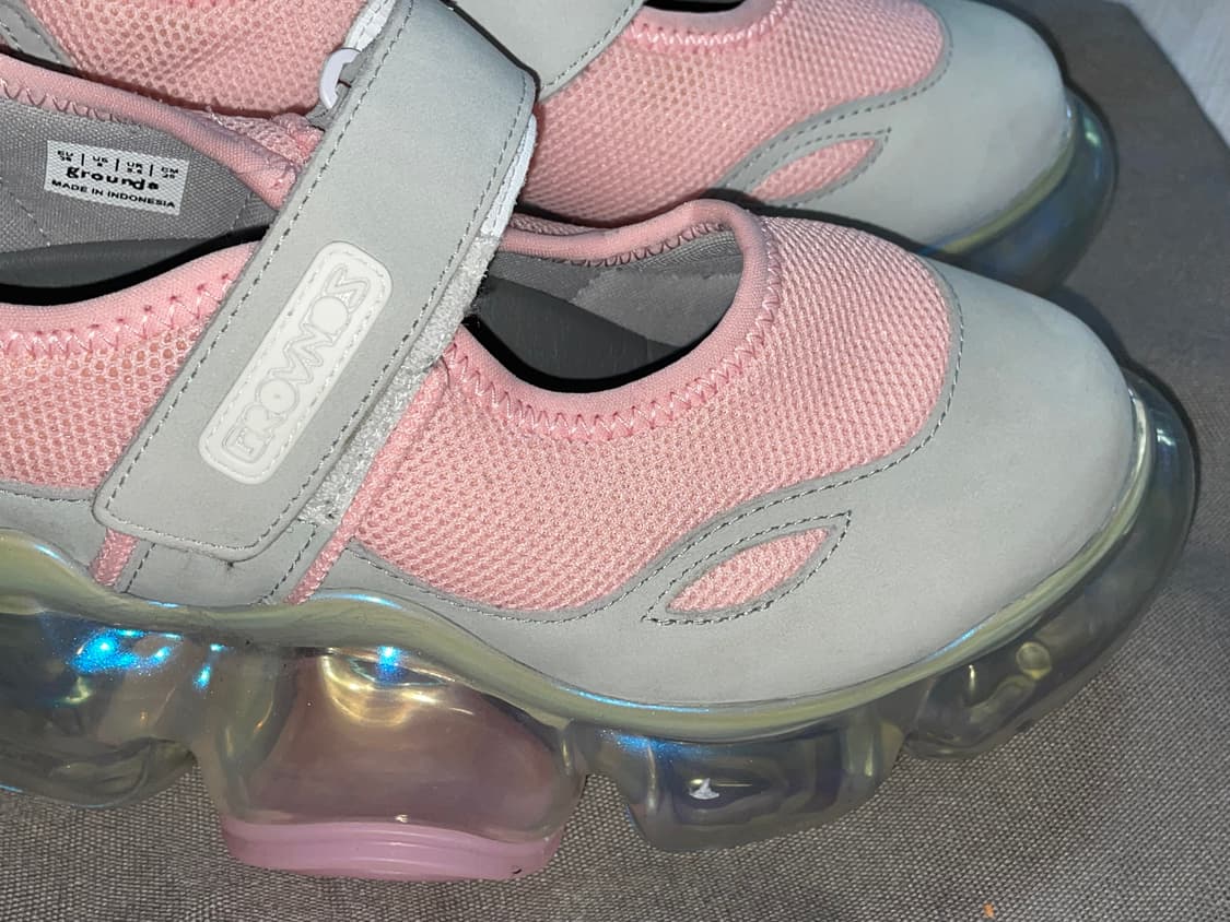 그라운즈 grounds 무피 메리제인 스니커즈 핑크 그레 이 상품이미지3