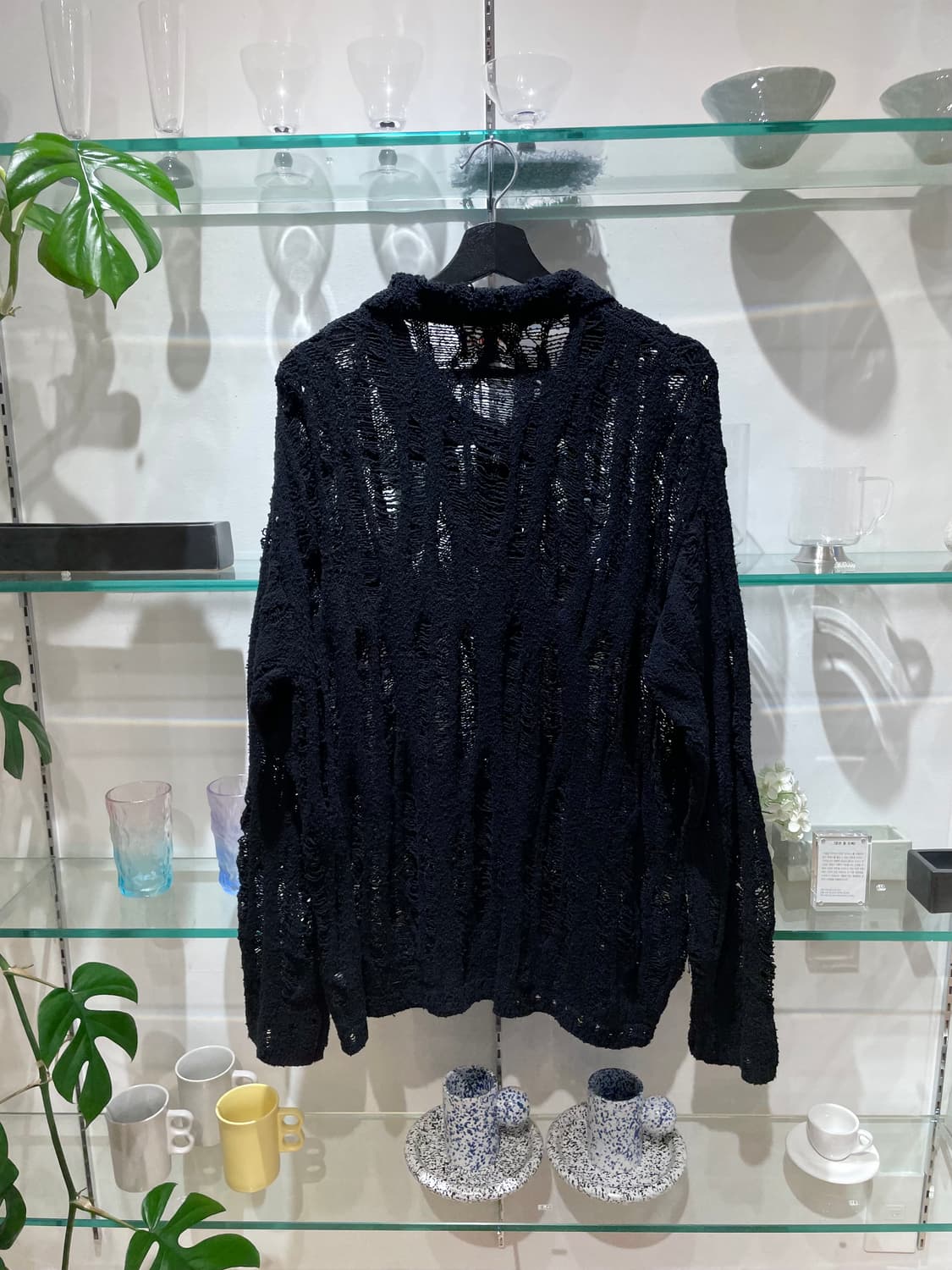 카미야 distressed knit cardigan 상품이미지2
