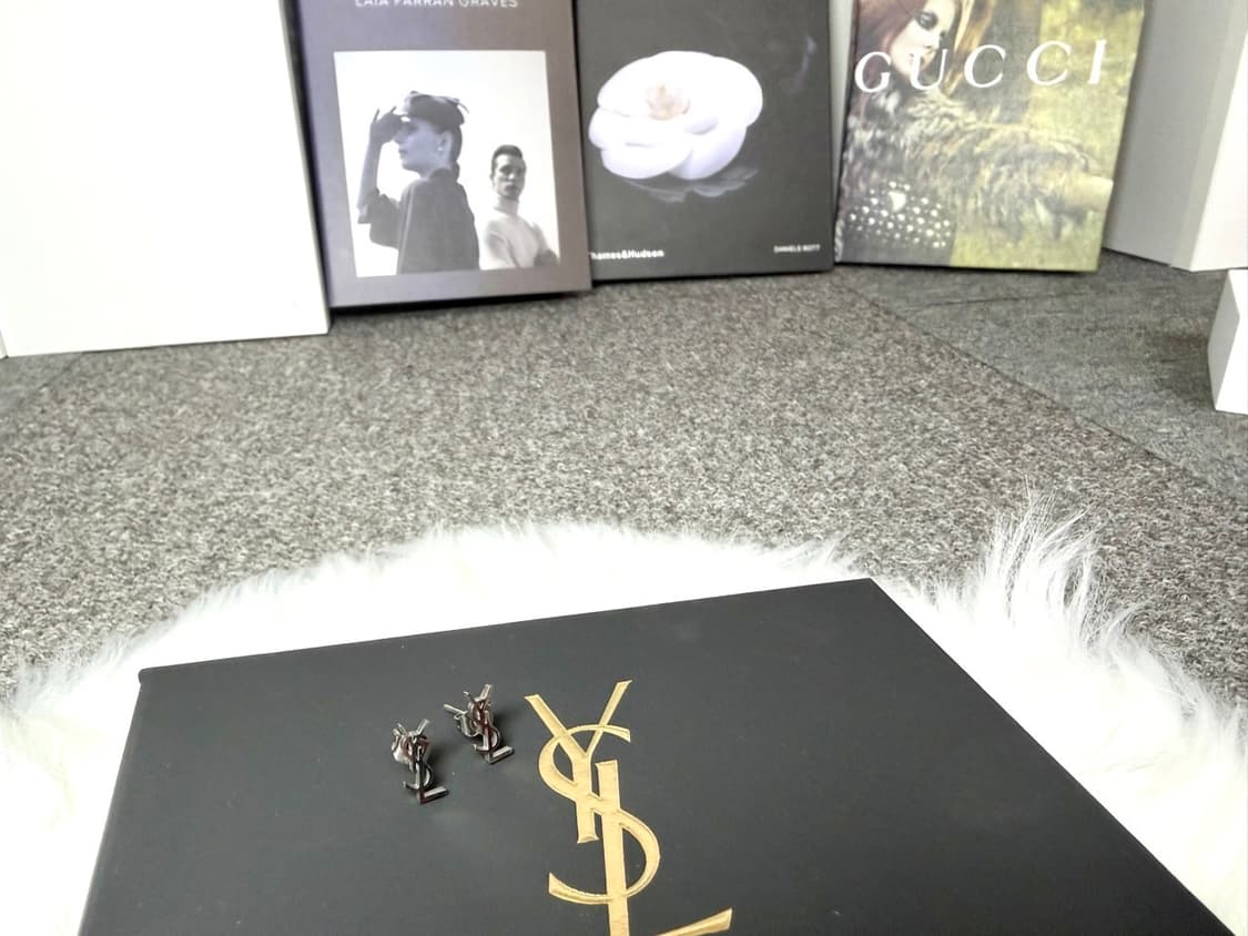 YSL 심플 미니 실버 이어링 상품이미지6