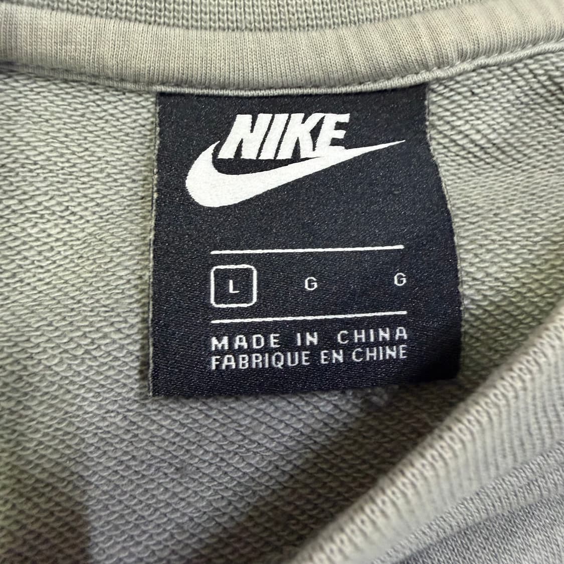 Nike 더블스우시 파티클 그레이 스웻셔츠  상품이미지3