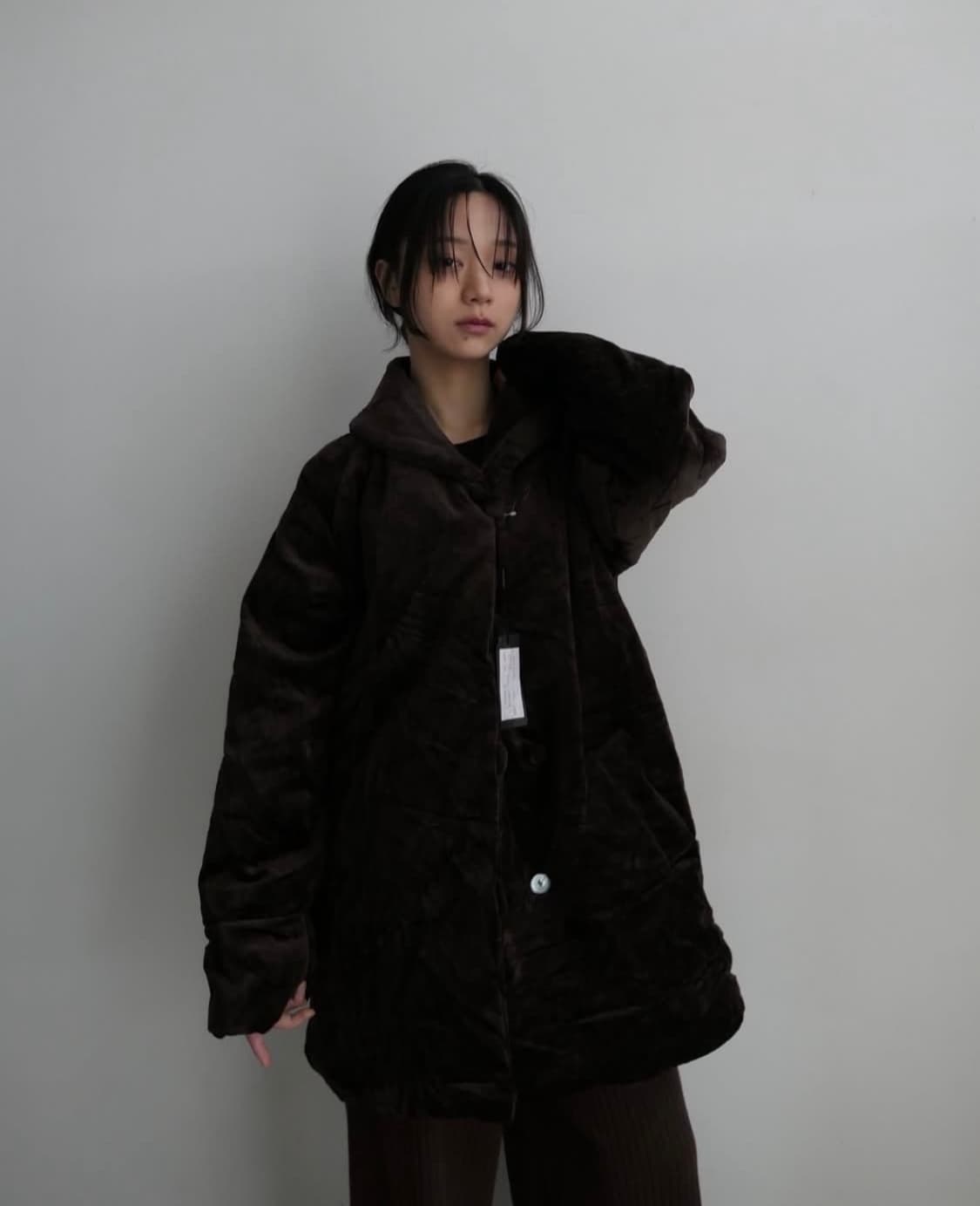 빈티지 낙원 벨로아 다운 점퍼 상품이미지1