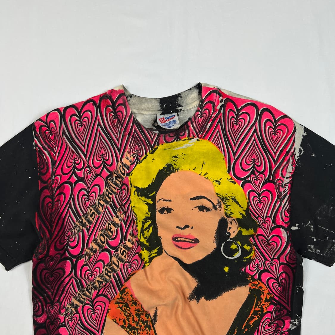 90‘s 마릴린먼로 marilyn monroe 올프린트 반팔티 상품이미지2