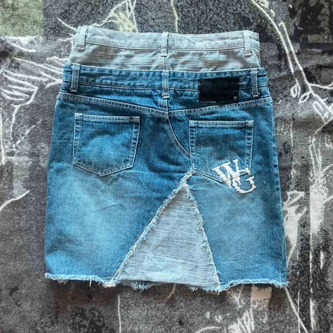 Washed Jersey Shirt + Vintage Skirt Set 상품이미지3