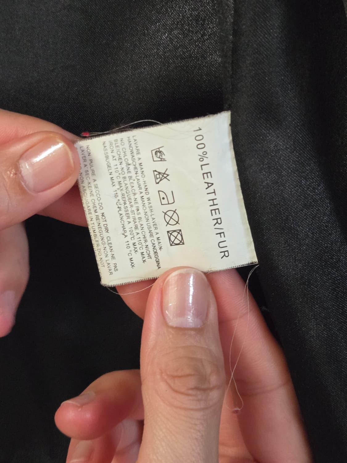 돌체앤가바나 빈티지 라이더 양가죽? 자켓 S 상품이미지4