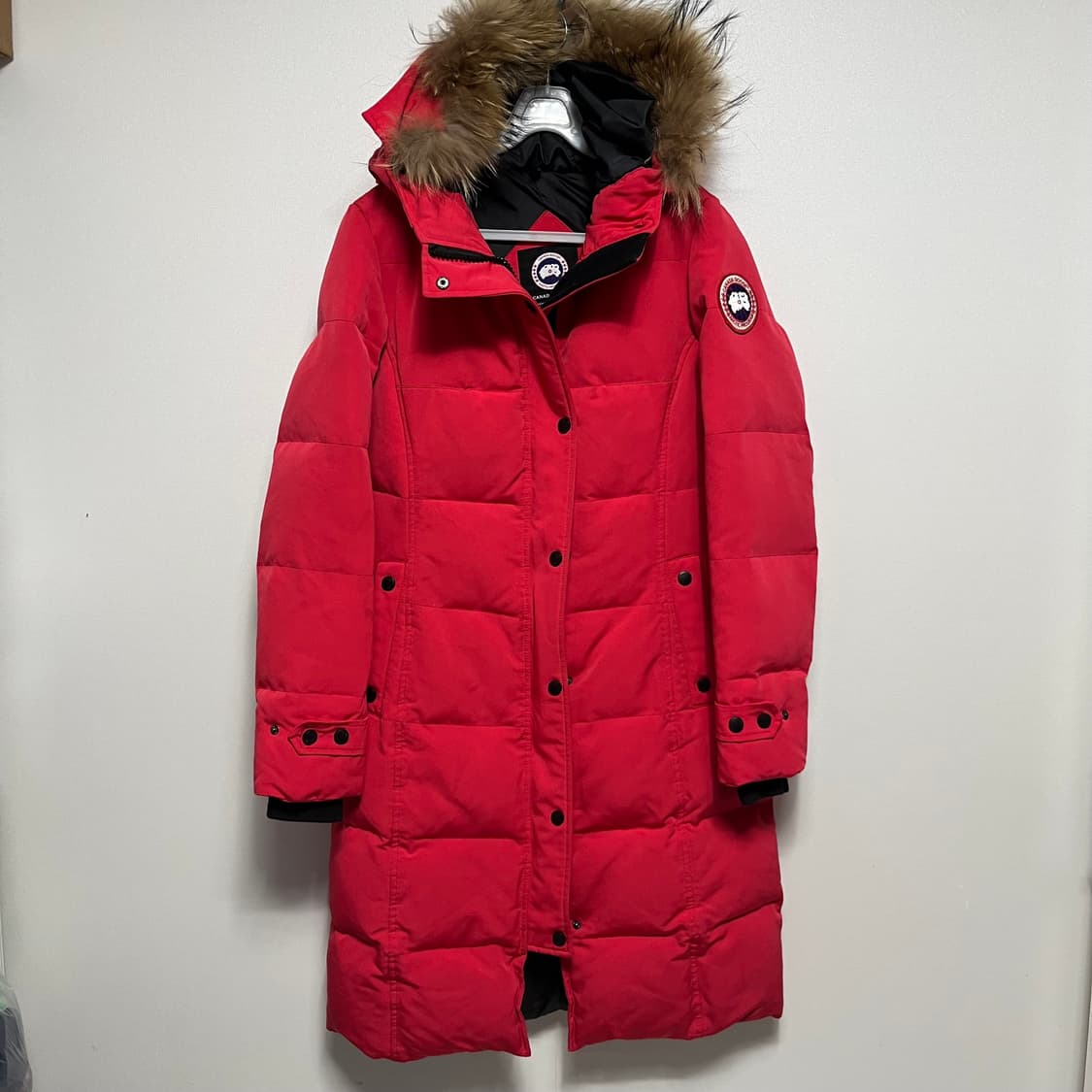 캐나다구스 롱패딩 레드 xs 상품이미지1