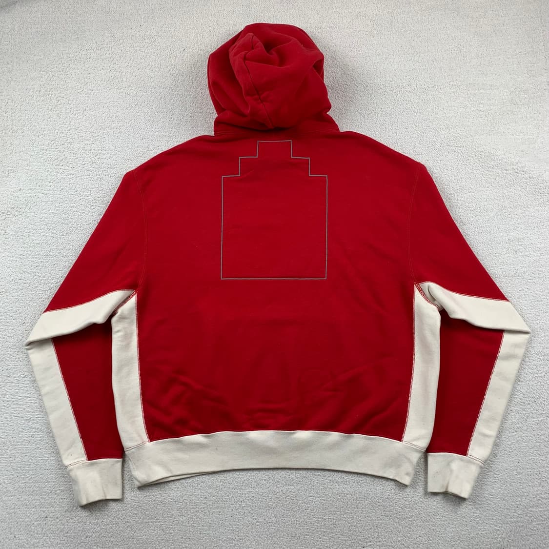 카브엠트 그래픽 후드티 레드 상품이미지4