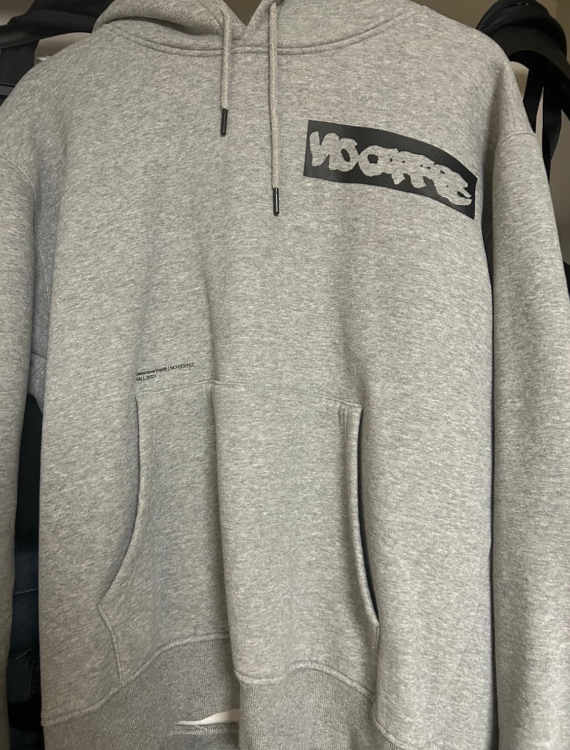 (XL) 디스이즈네버댓 X 노커피 콜라보 그레이 후드 상품이미지1